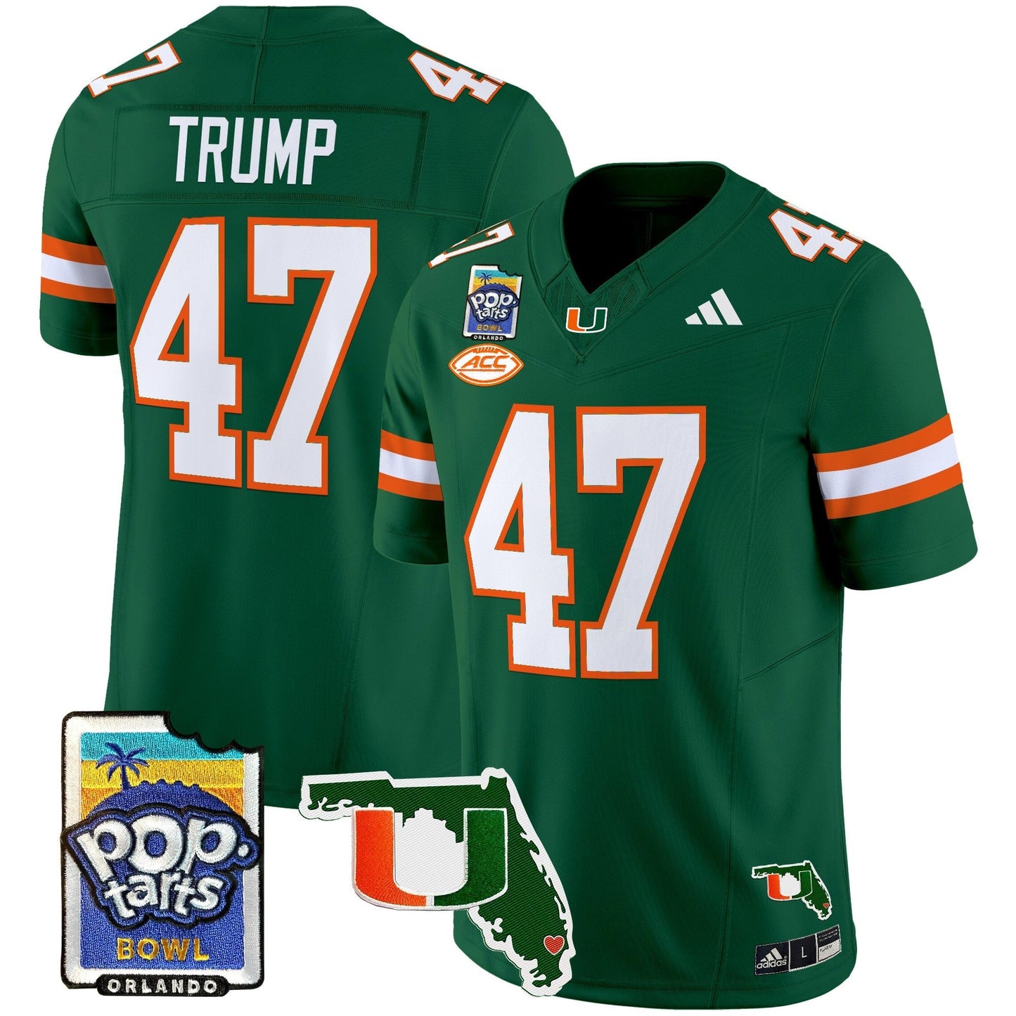 MIA 2025 PopTarts Bowl Patch Vapor Limited Jersey - All Stitched