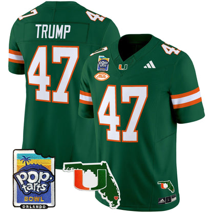 MIA 2025 PopTarts Bowl Patch Vapor Limited Jersey - All Stitched
