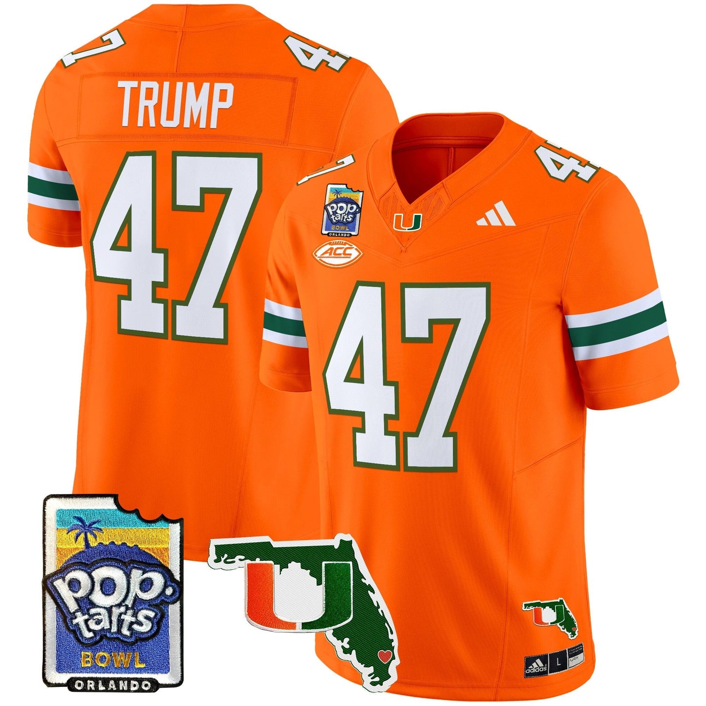 MIA 2025 PopTarts Bowl Patch Vapor Limited Jersey - All Stitched