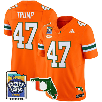 MIA 2025 PopTarts Bowl Patch Vapor Limited Jersey - All Stitched