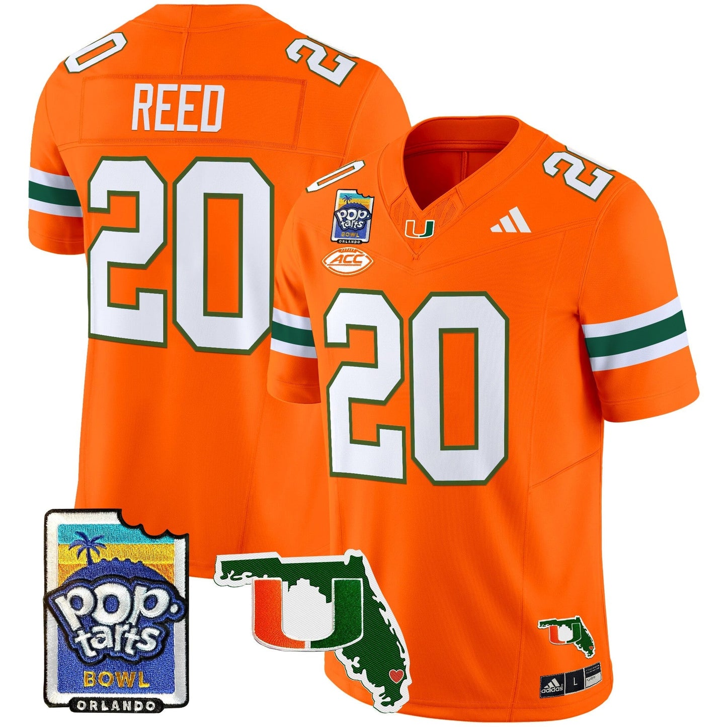 MIA 2025 PopTarts Bowl Patch Vapor Limited Jersey - All Stitched