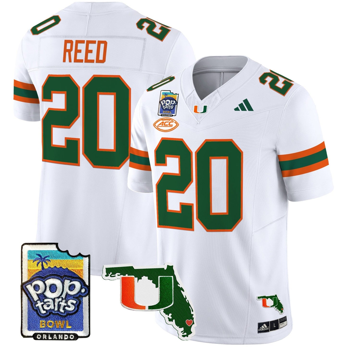 MIA 2025 PopTarts Bowl Patch Vapor Limited Jersey - All Stitched