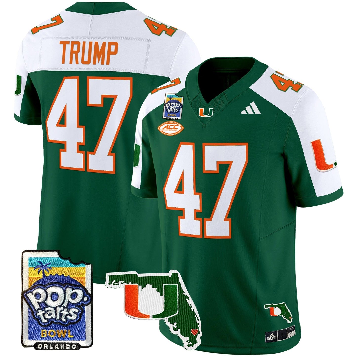 MIA 2025 PopTarts Bowl Patch Vapor Limited Jersey - All Stitched