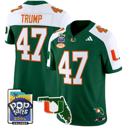 MIA 2025 PopTarts Bowl Patch Vapor Limited Jersey - All Stitched