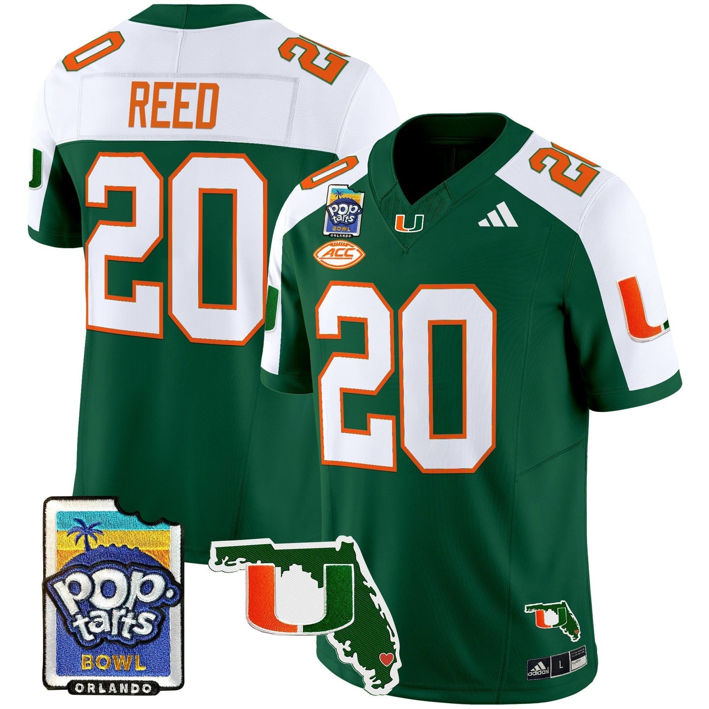 MIA 2025 PopTarts Bowl Patch Vapor Limited Jersey - All Stitched