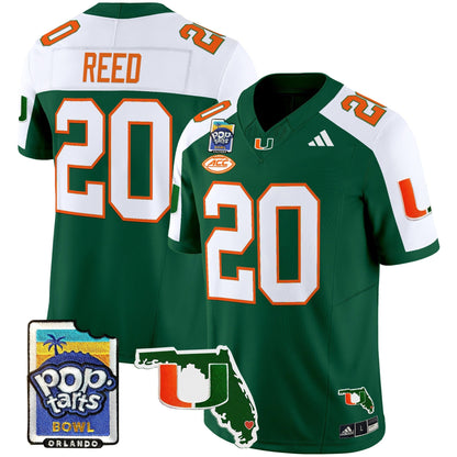 MIA 2025 PopTarts Bowl Patch Vapor Limited Jersey - All Stitched