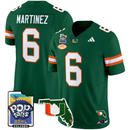 MIA 2025 PopTarts Bowl Patch Vapor Limited Jersey - All Stitched