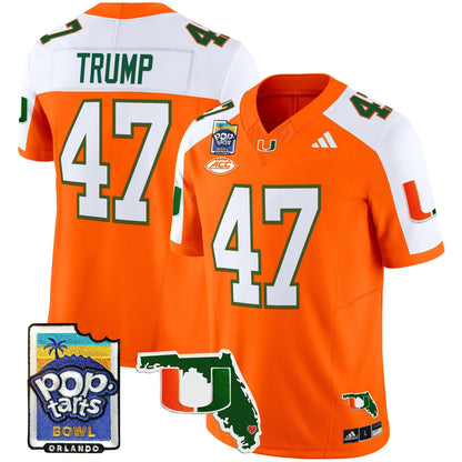 MIA 2025 PopTarts Bowl Patch Vapor Limited Jersey - All Stitched