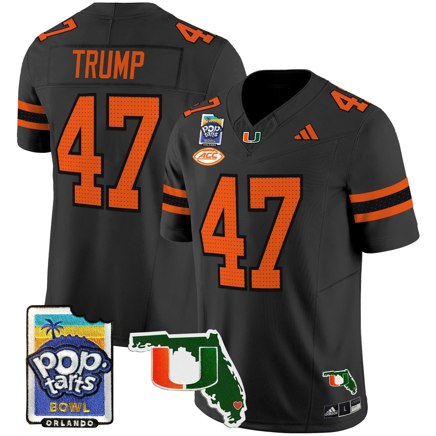 MIA 2025 PopTarts Bowl Patch Vapor Limited Jersey - All Stitched