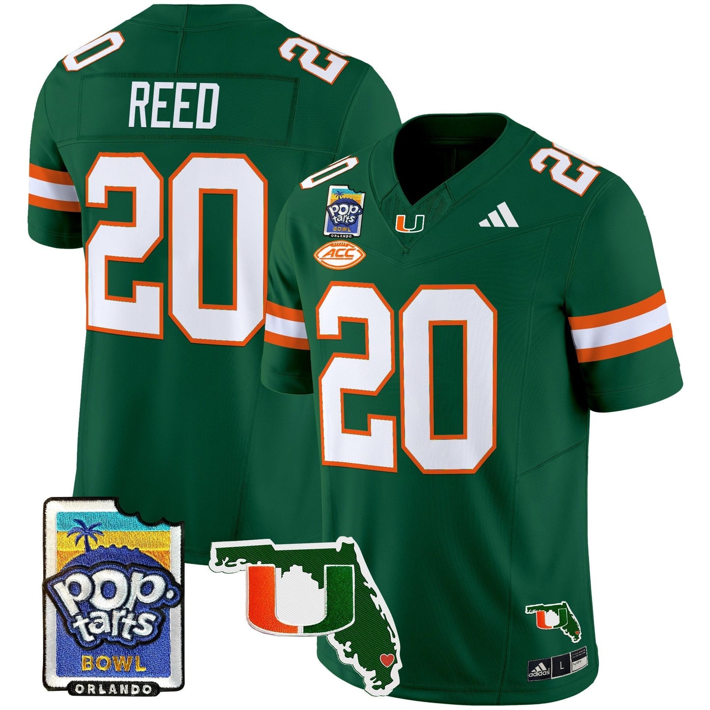 MIA 2025 PopTarts Bowl Patch Vapor Limited Jersey - All Stitched