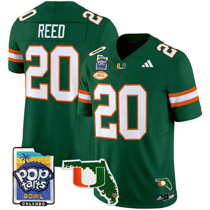 MIA 2025 PopTarts Bowl Patch Vapor Limited Jersey - All Stitched