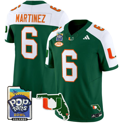 MIA 2025 PopTarts Bowl Patch Vapor Limited Jersey - All Stitched