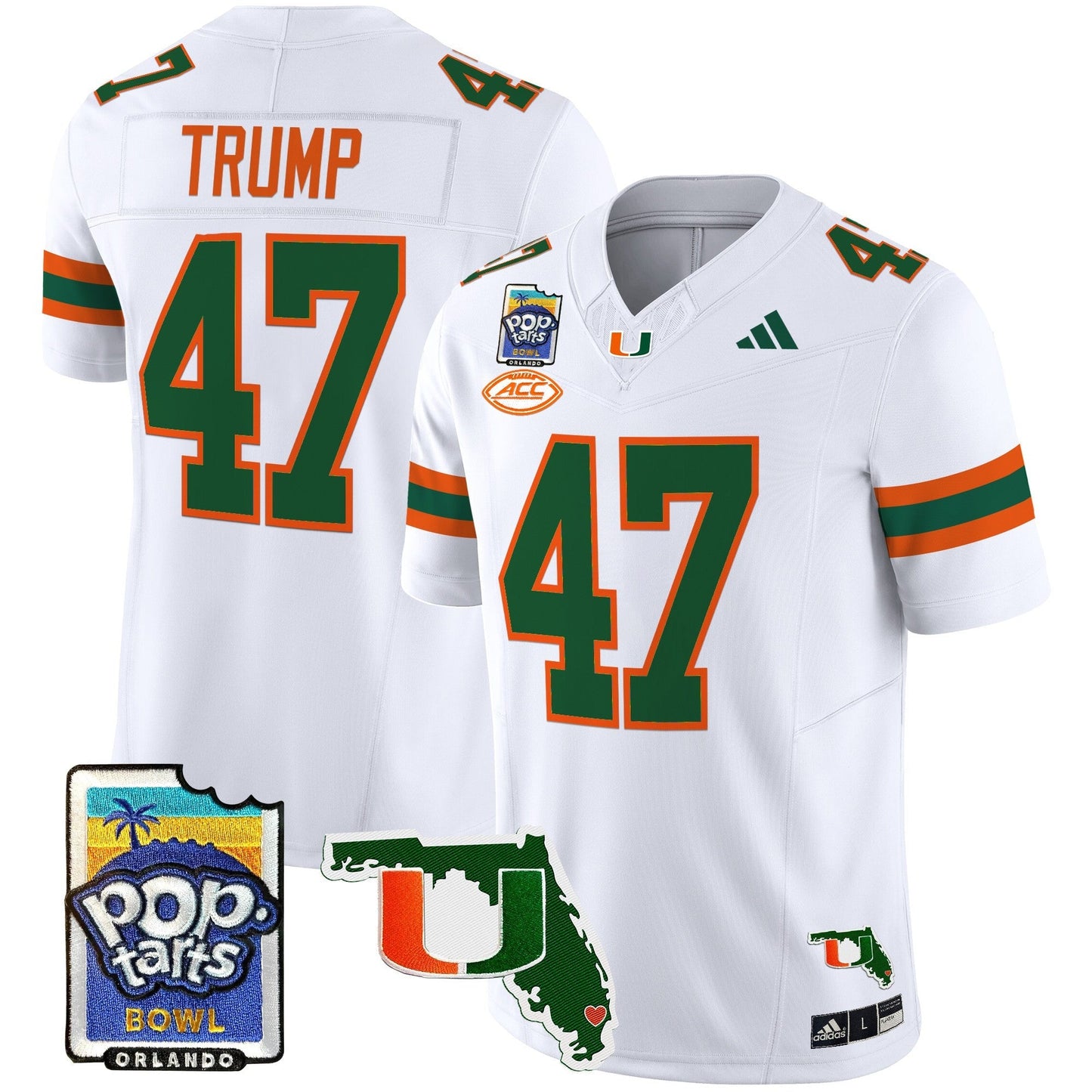 MIA 2025 PopTarts Bowl Patch Vapor Limited Jersey - All Stitched
