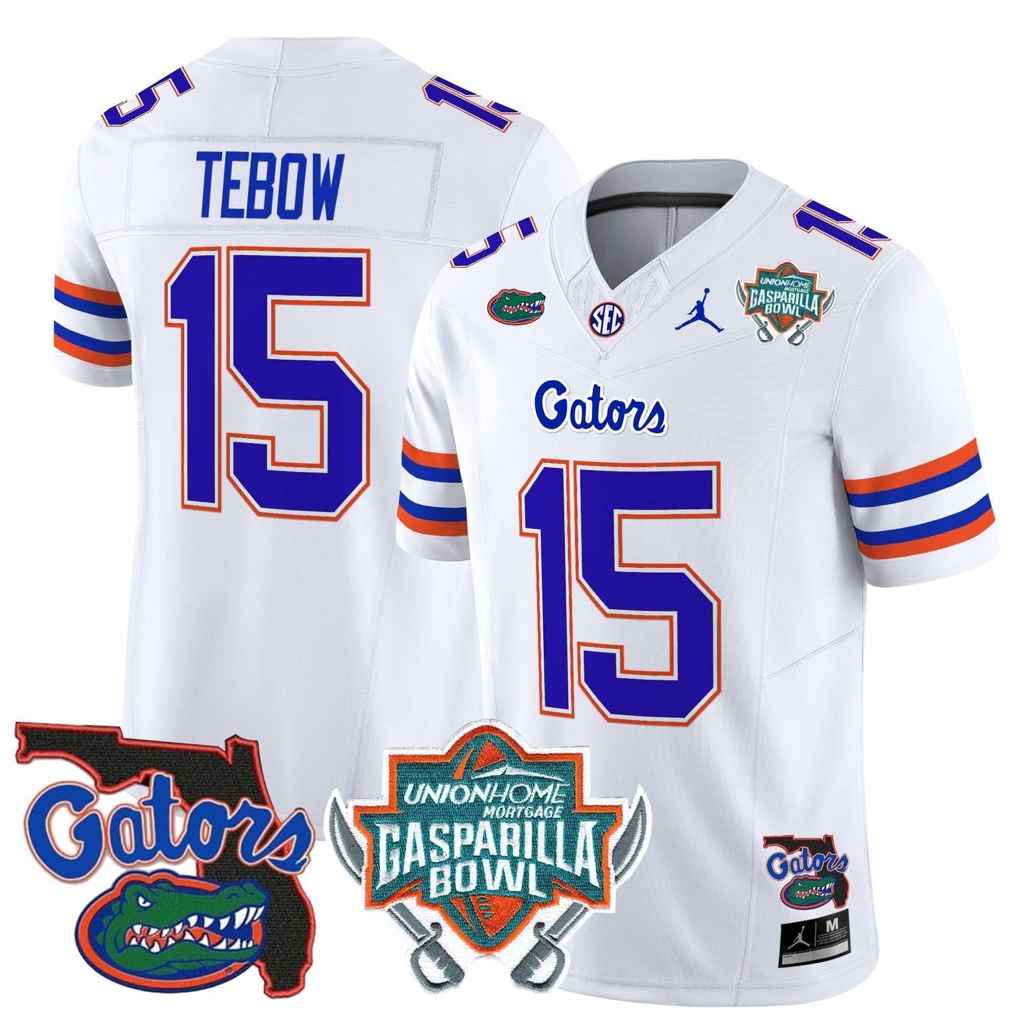 Florida Gators 2025 Gasparilla Bowl Patch Vapor Limited Jersey - All Stitched
