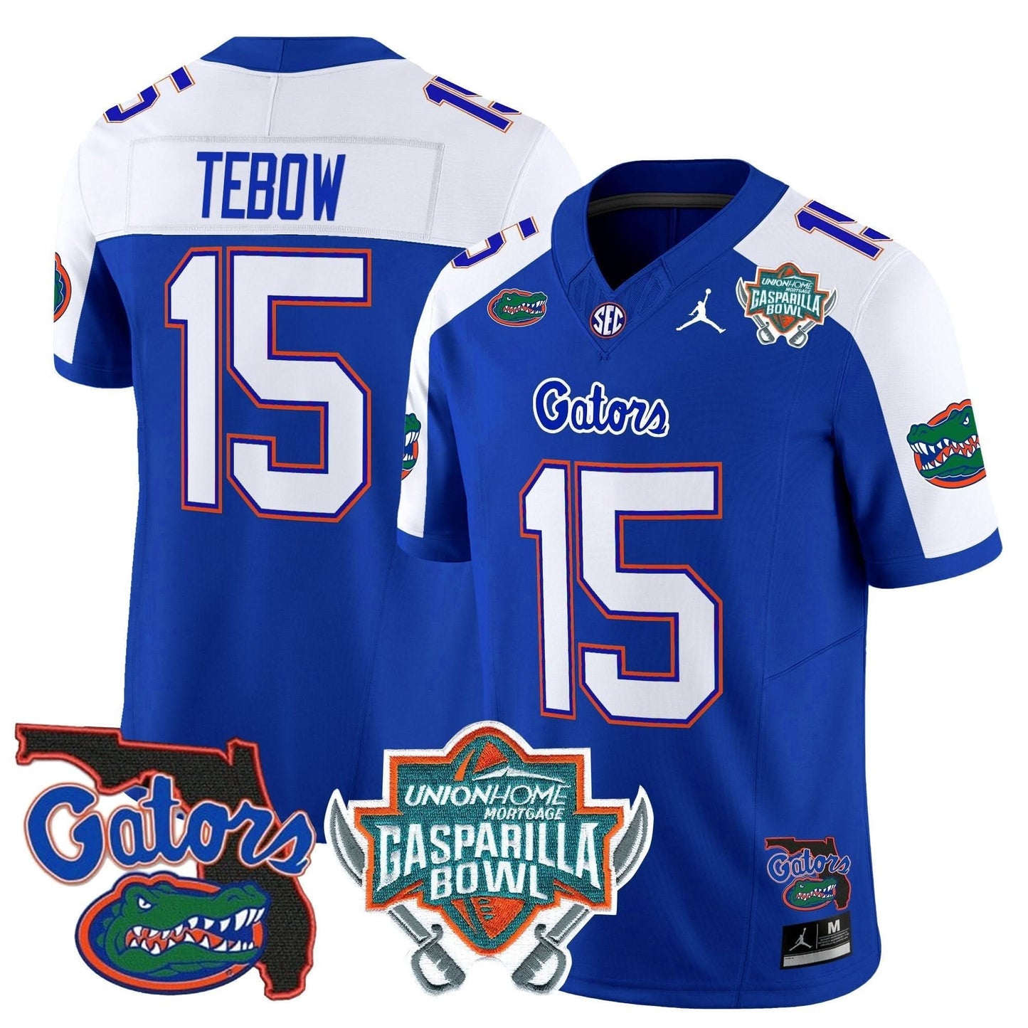 Florida Gators 2025 Gasparilla Bowl Patch Vapor Limited Jersey - All Stitched