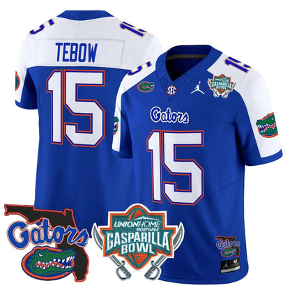 Florida Gators 2025 Gasparilla Bowl Patch Vapor Limited Jersey - All Stitched