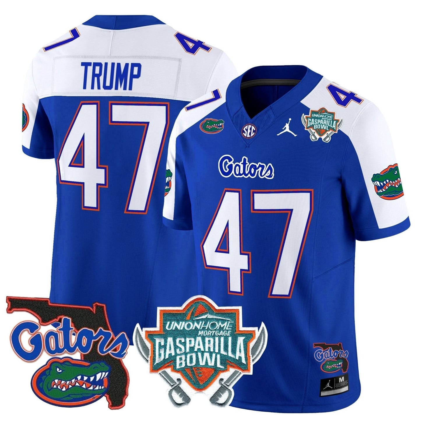 Florida Gators 2025 Gasparilla Bowl Patch Vapor Limited Jersey - All Stitched