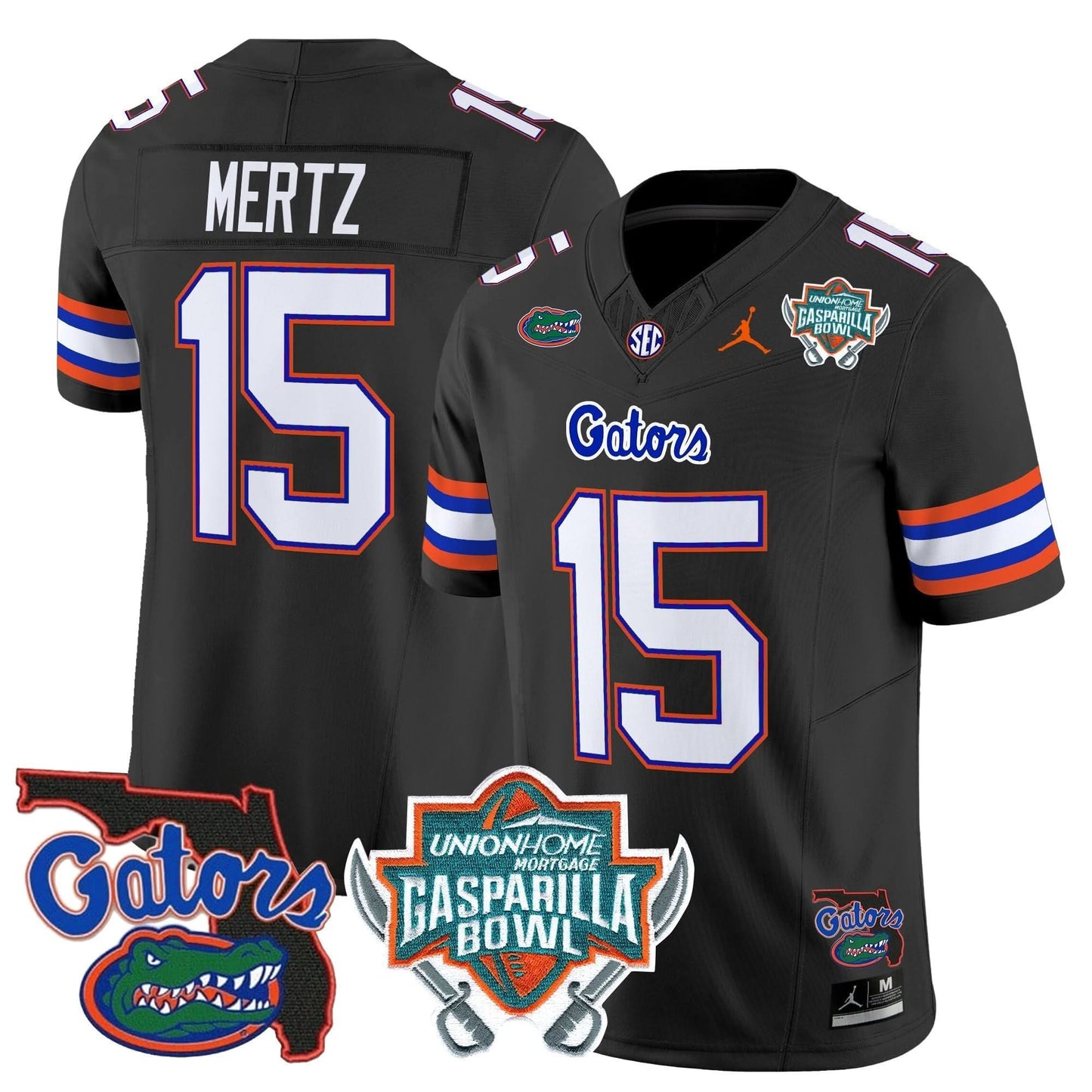 Florida Gators 2025 Gasparilla Bowl Patch Vapor Limited Jersey - All Stitched