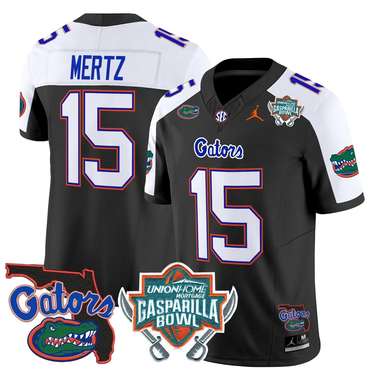 Florida Gators 2025 Gasparilla Bowl Patch Vapor Limited Jersey - All Stitched