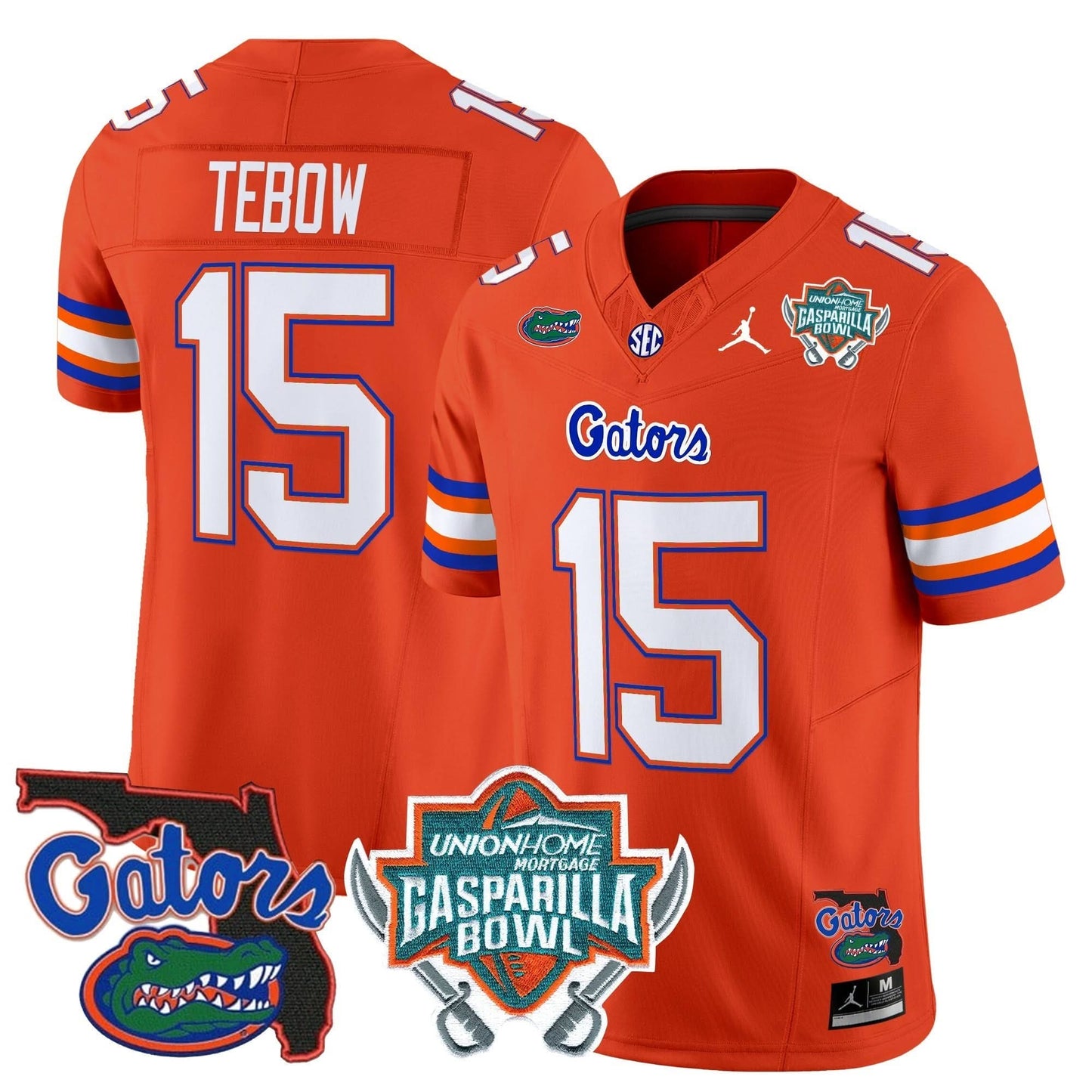 Florida Gators 2025 Gasparilla Bowl Patch Vapor Limited Jersey - All Stitched