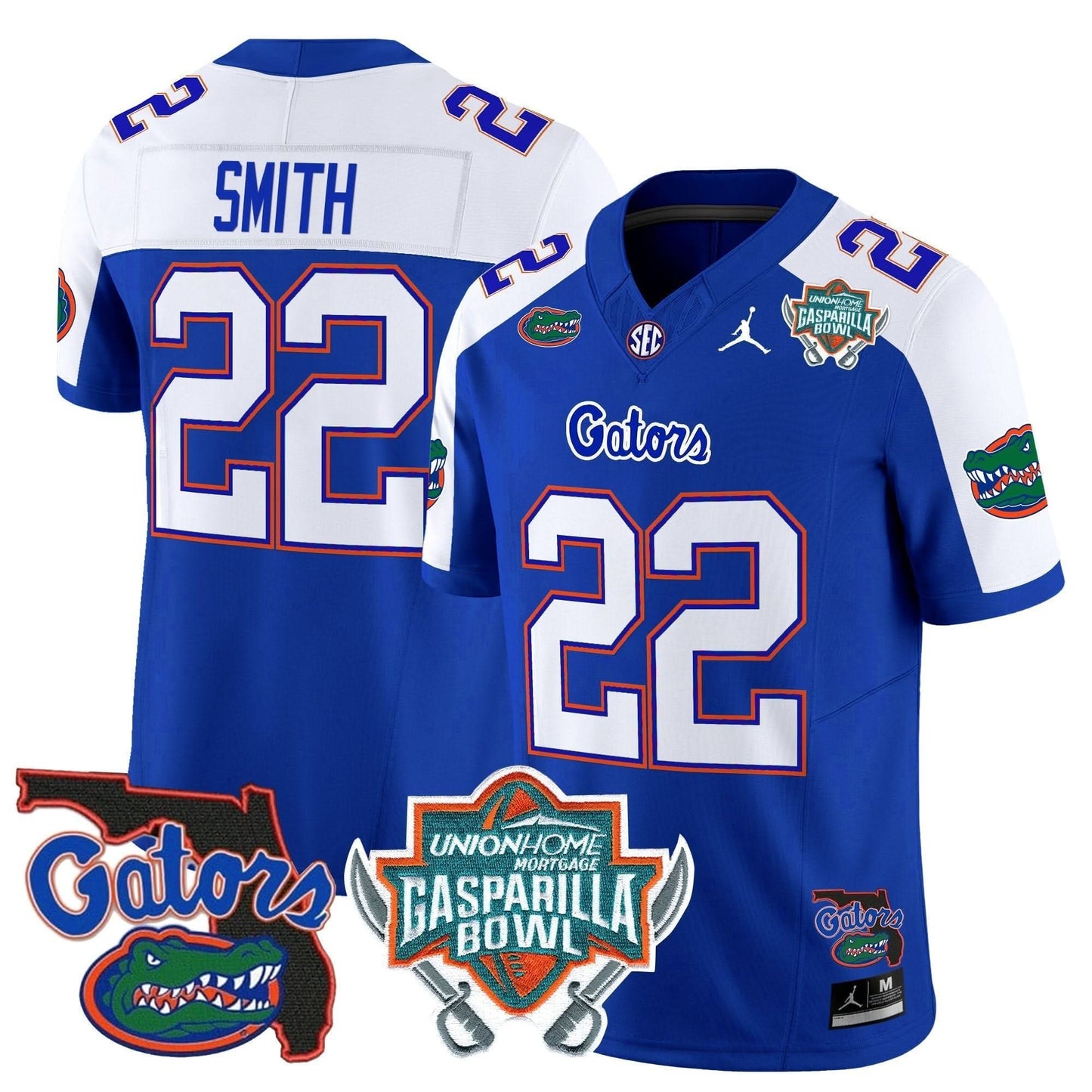 Florida Gators 2025 Gasparilla Bowl Patch Vapor Limited Jersey - All Stitched