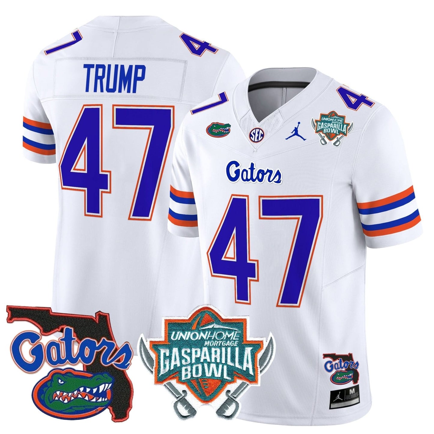Florida Gators 2025 Gasparilla Bowl Patch Vapor Limited Jersey - All Stitched