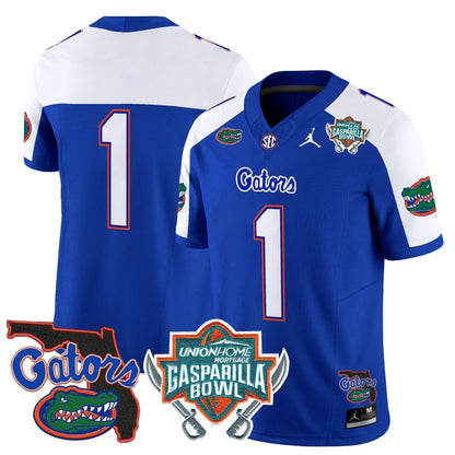 Florida Gators 2025 Gasparilla Bowl Patch Vapor Limited Jersey - All Stitched