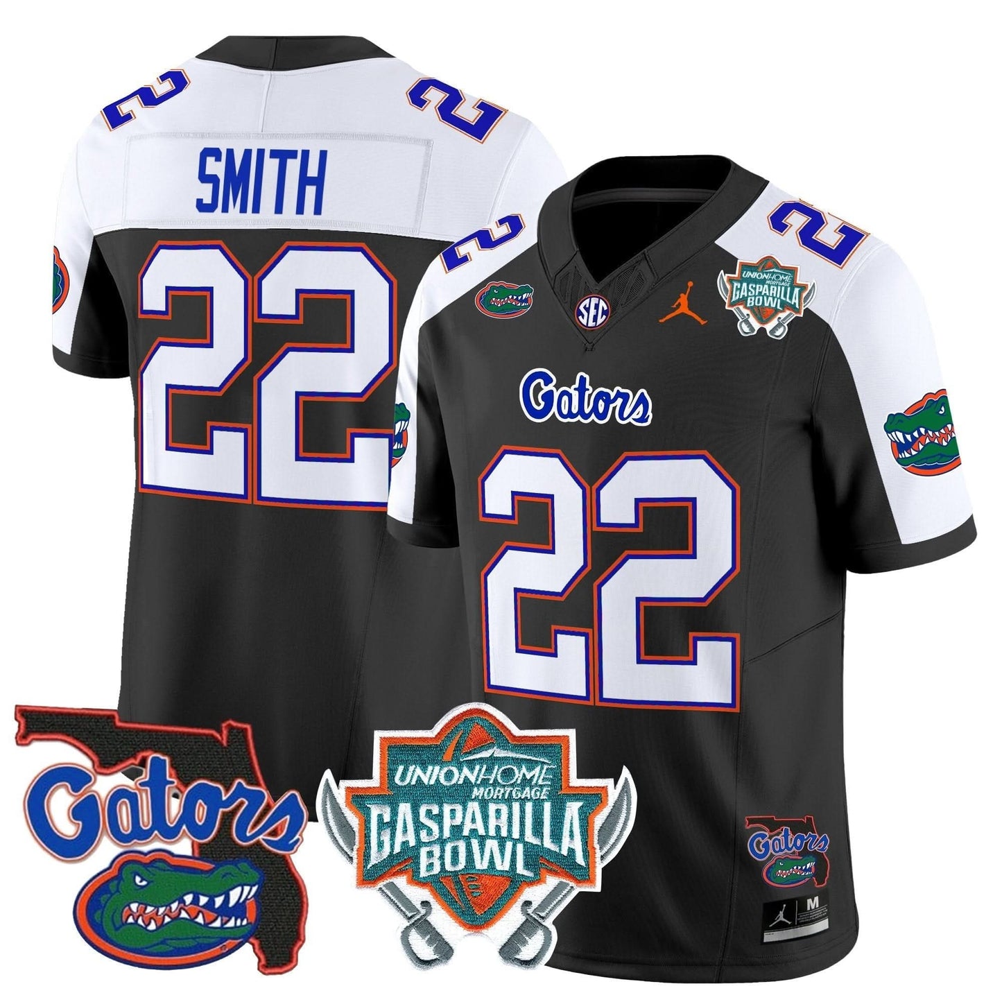 Florida Gators 2025 Gasparilla Bowl Patch Vapor Limited Jersey - All Stitched