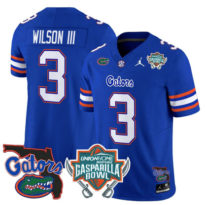 Florida Gators 2025 Gasparilla Bowl Patch Vapor Limited Jersey - All Stitched