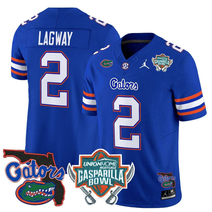 Florida Gators 2025 Gasparilla Bowl Patch Vapor Limited Jersey - All Stitched