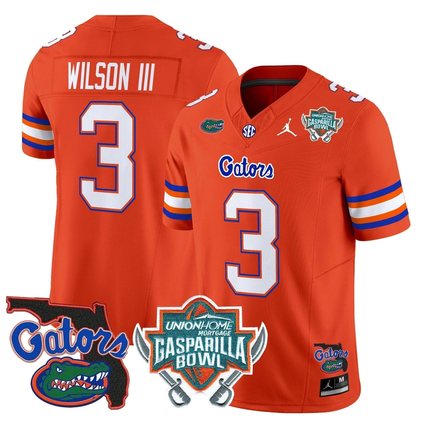 Florida Gators 2025 Gasparilla Bowl Patch Vapor Limited Jersey - All Stitched