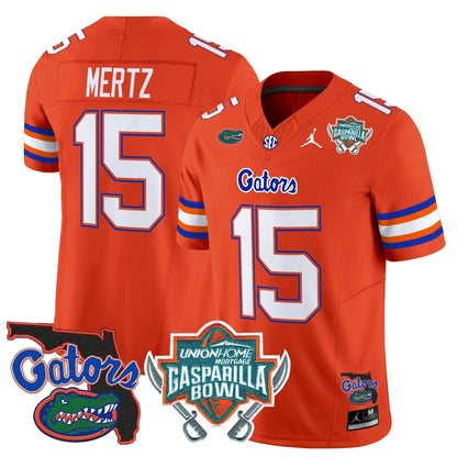 Florida Gators 2025 Gasparilla Bowl Patch Vapor Limited Jersey - All Stitched
