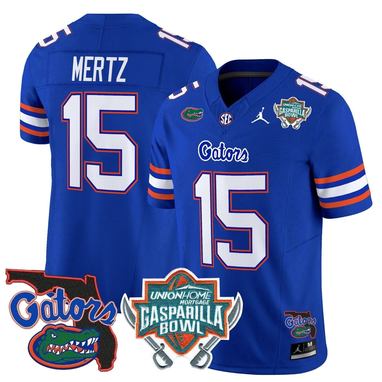 Florida Gators 2025 Gasparilla Bowl Patch Vapor Limited Jersey - All Stitched