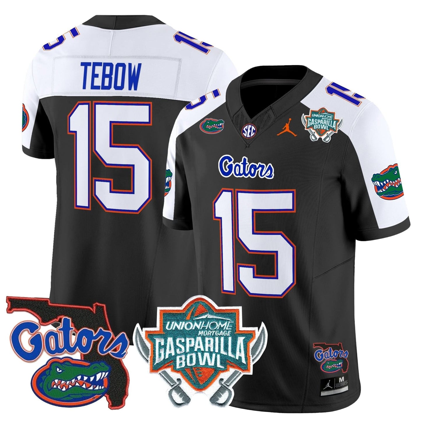 Florida Gators 2025 Gasparilla Bowl Patch Vapor Limited Jersey - All Stitched