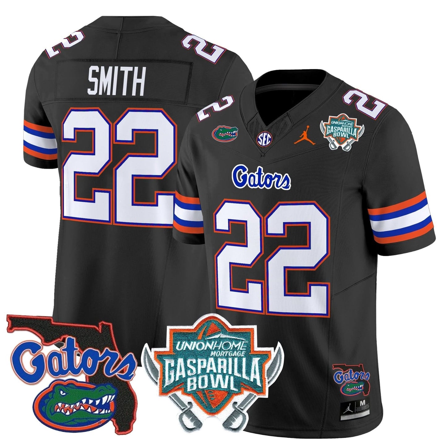 Florida Gators 2025 Gasparilla Bowl Patch Vapor Limited Jersey - All Stitched