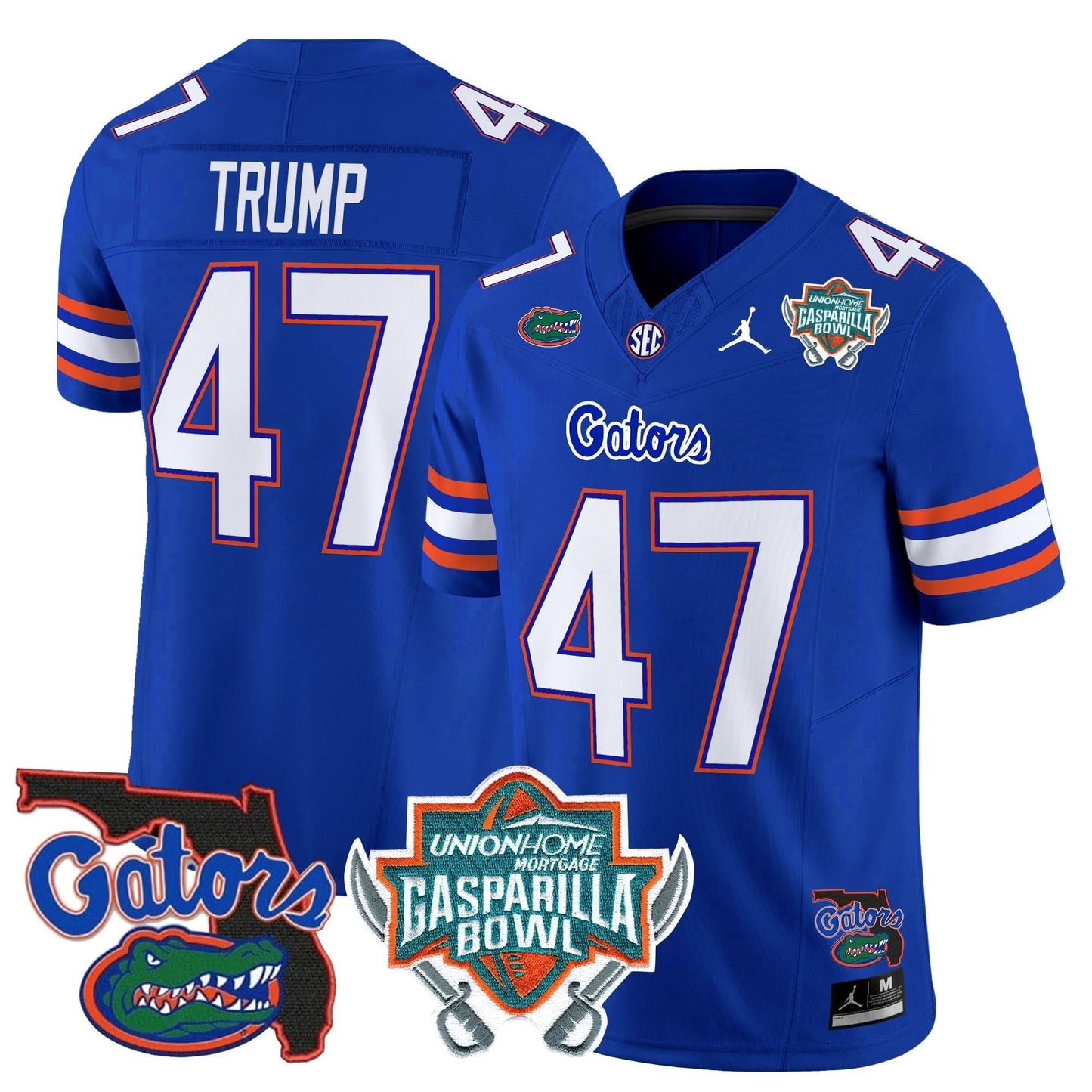 Florida Gators 2025 Gasparilla Bowl Patch Vapor Limited Jersey - All Stitched