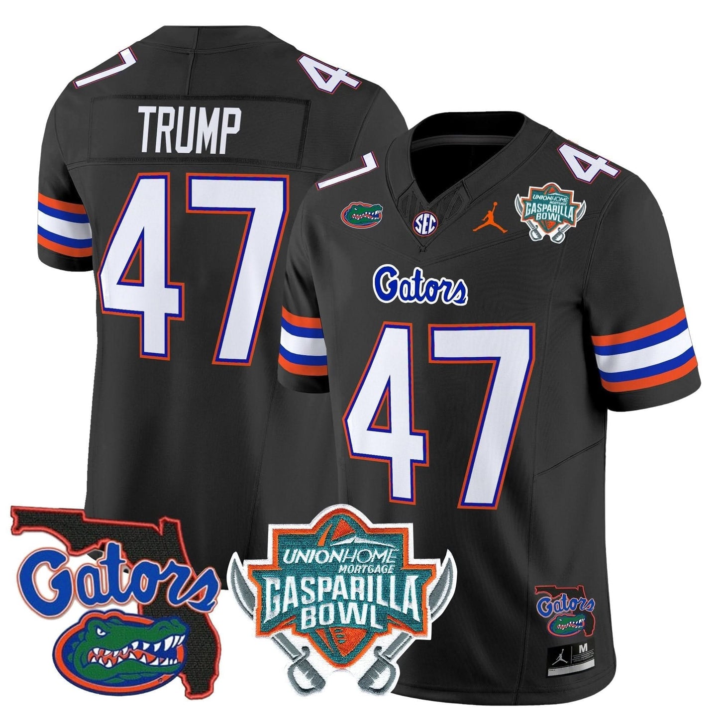 Florida Gators 2025 Gasparilla Bowl Patch Vapor Limited Jersey - All Stitched
