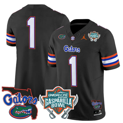 Florida Gators 2025 Gasparilla Bowl Patch Vapor Limited Jersey - All Stitched
