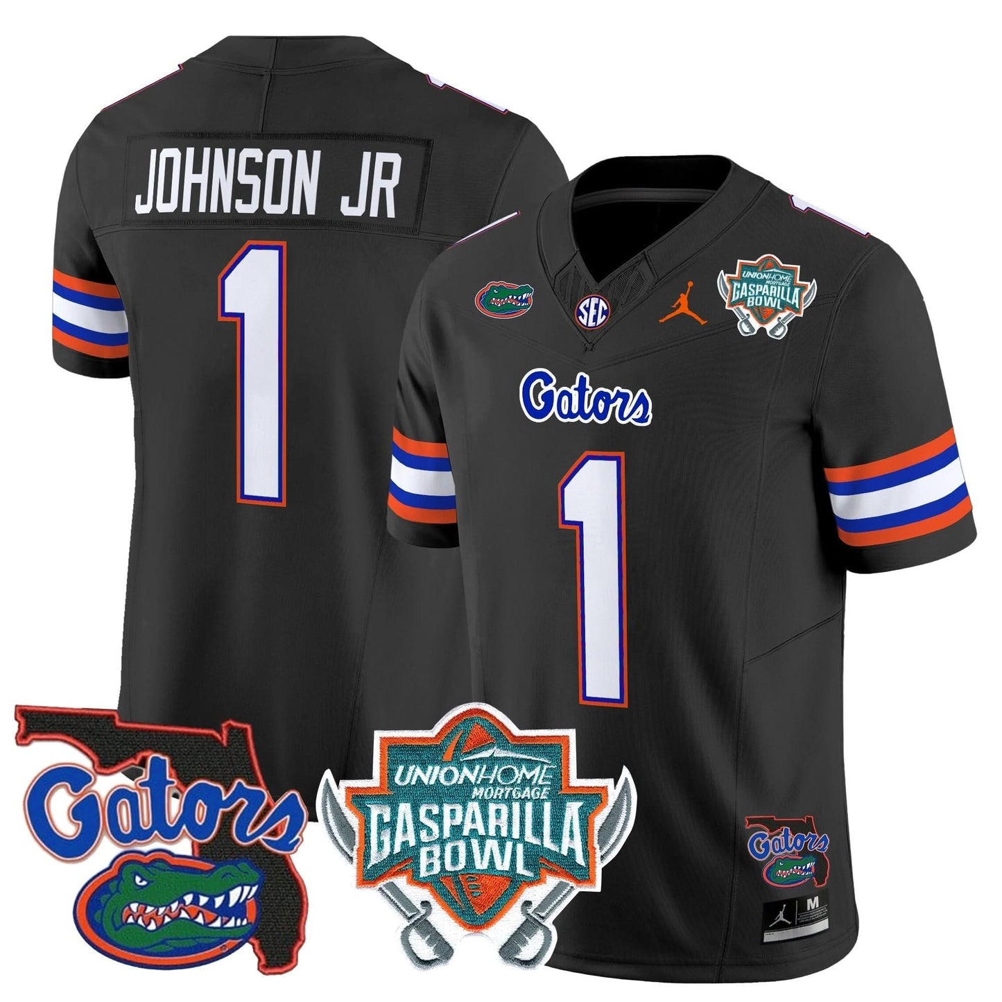 Florida Gators 2025 Gasparilla Bowl Patch Vapor Limited Jersey - All Stitched