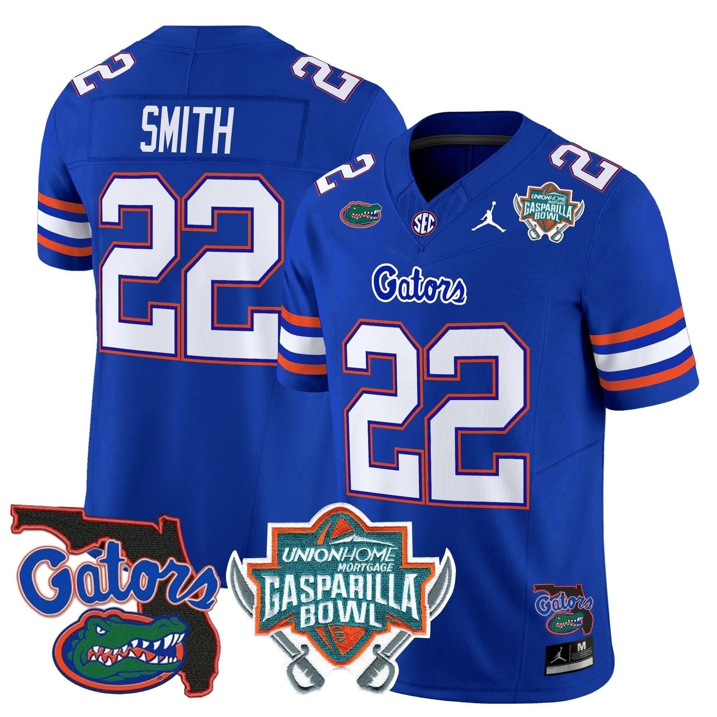 Florida Gators 2025 Gasparilla Bowl Patch Vapor Limited Jersey - All Stitched