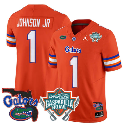 Florida Gators 2025 Gasparilla Bowl Patch Vapor Limited Jersey - All Stitched