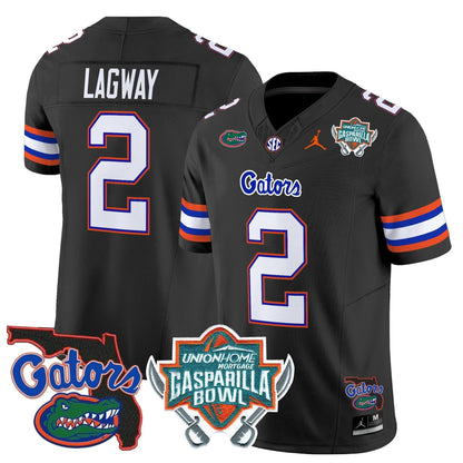 Florida Gators 2025 Gasparilla Bowl Patch Vapor Limited Jersey - All Stitched