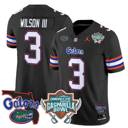 Florida Gators 2025 Gasparilla Bowl Patch Vapor Limited Jersey - All Stitched