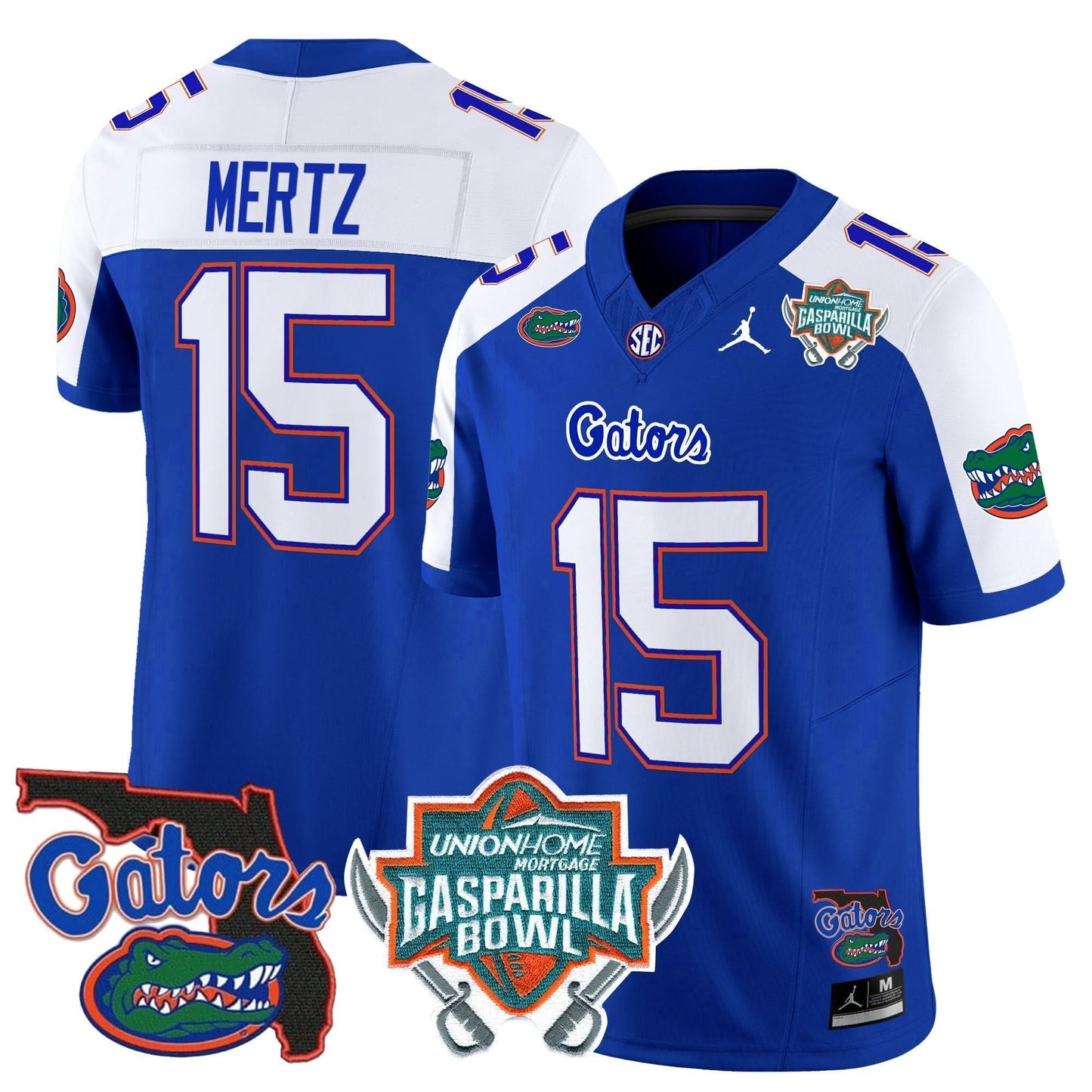 Florida Gators 2025 Gasparilla Bowl Patch Vapor Limited Jersey - All Stitched