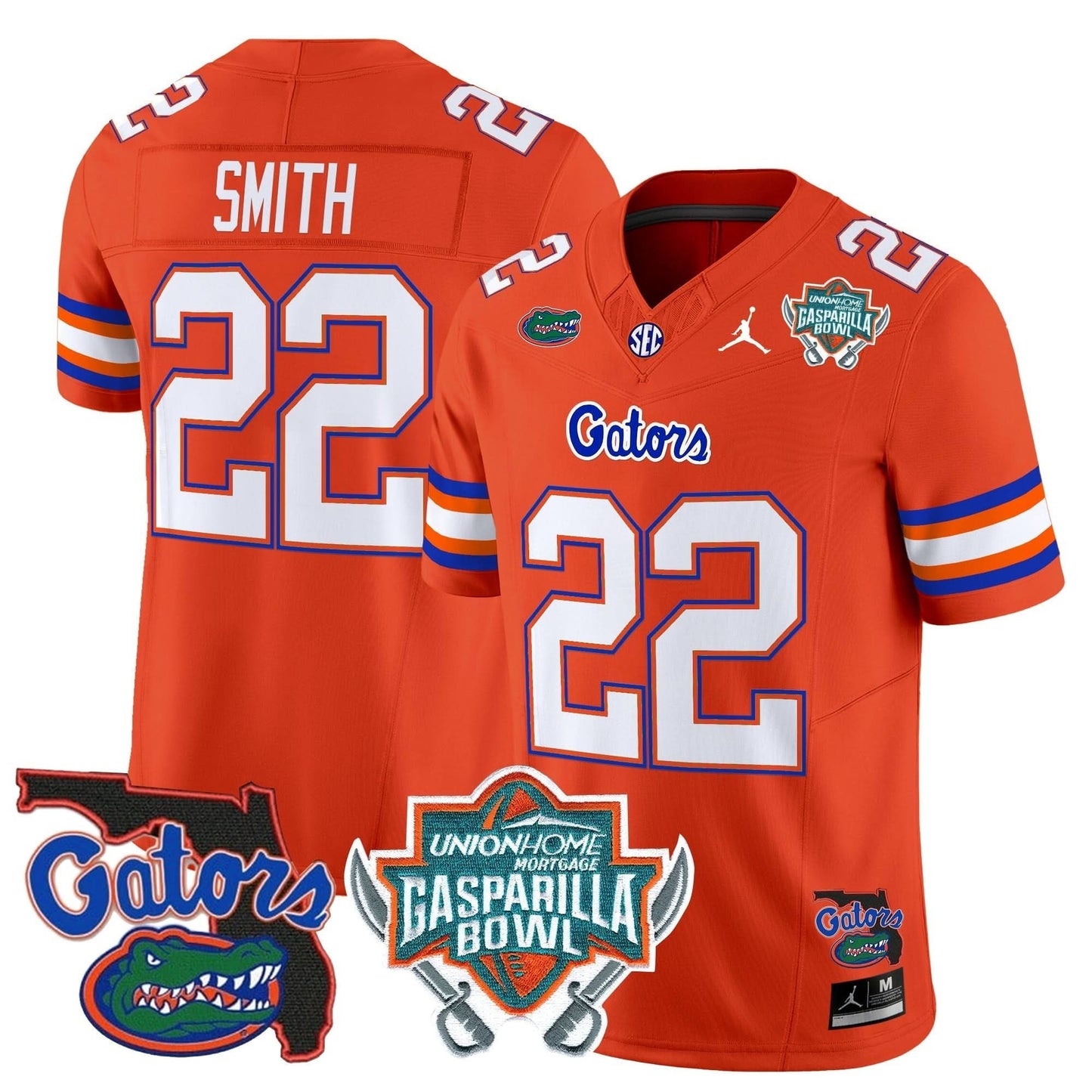 Florida Gators 2025 Gasparilla Bowl Patch Vapor Limited Jersey - All Stitched