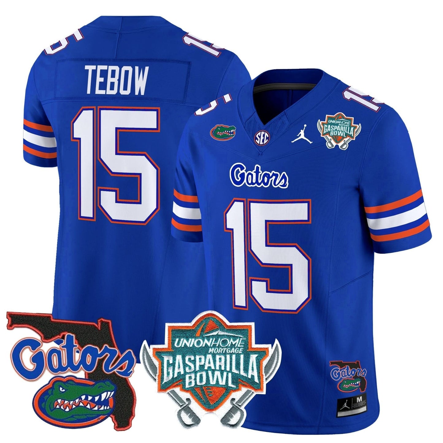 Florida Gators 2025 Gasparilla Bowl Patch Vapor Limited Jersey - All Stitched