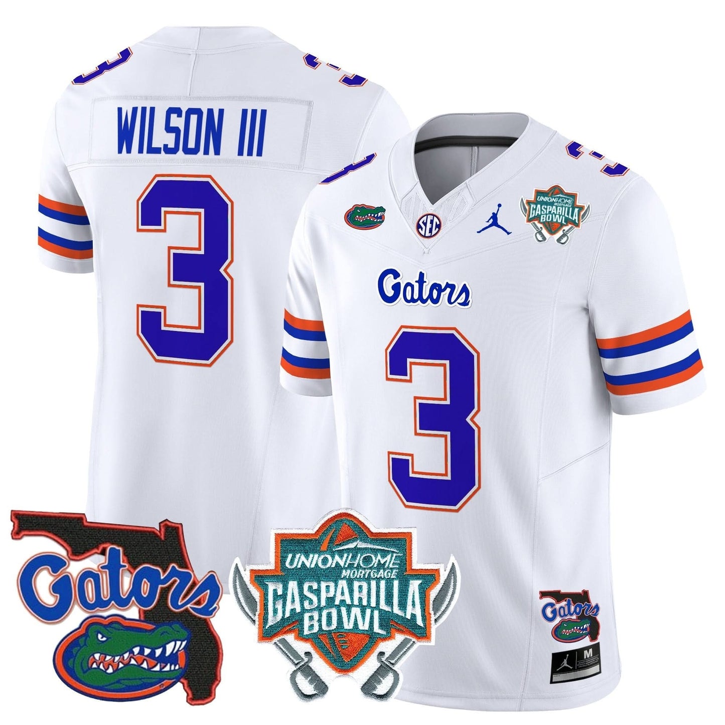 Florida Gators 2025 Gasparilla Bowl Patch Vapor Limited Jersey - All Stitched