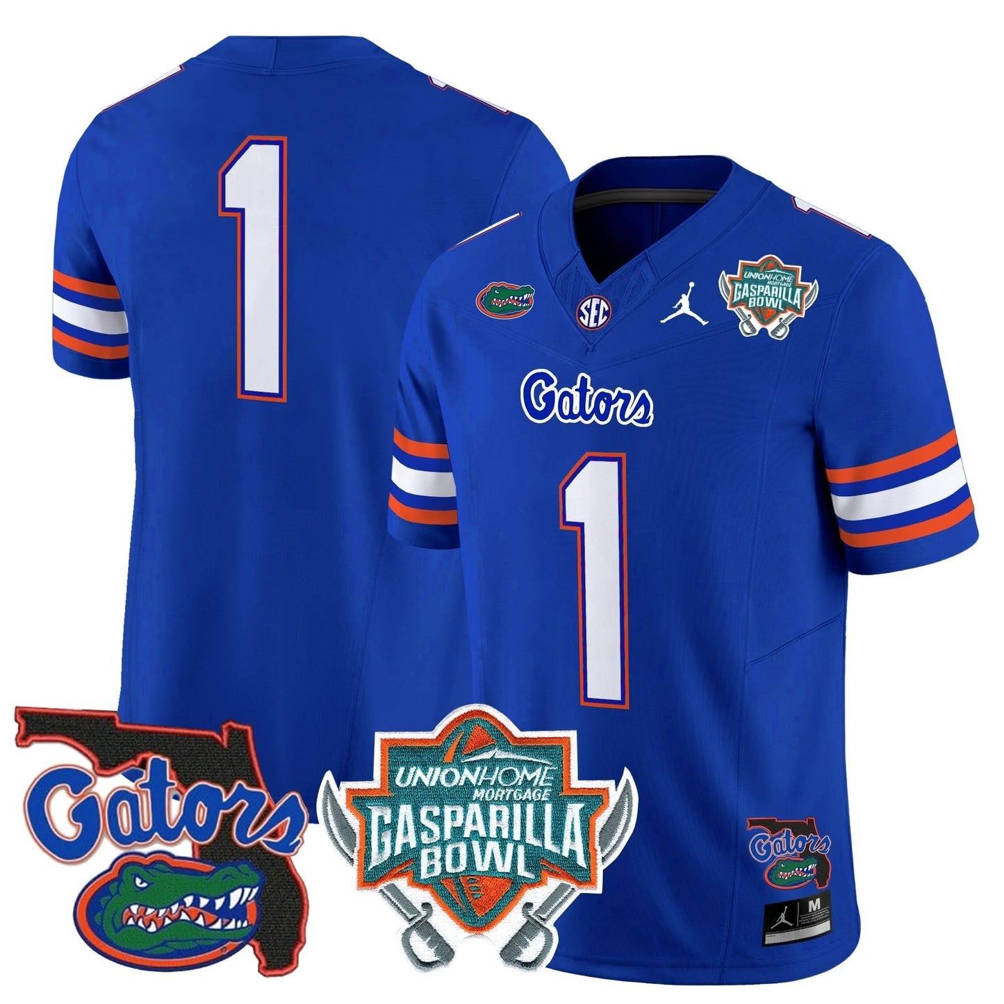 Florida Gators 2025 Gasparilla Bowl Patch Vapor Limited Jersey - All Stitched