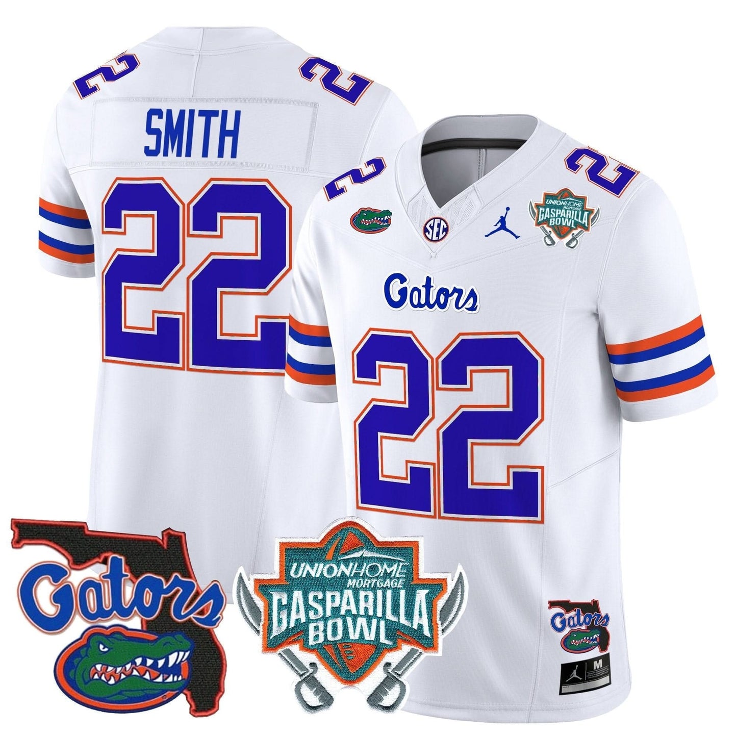 Florida Gators 2025 Gasparilla Bowl Patch Vapor Limited Jersey - All Stitched