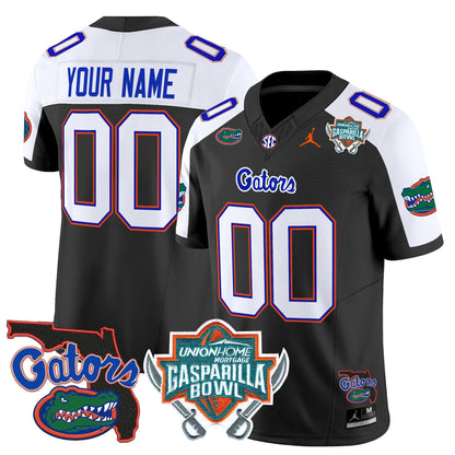 UF 2025 Gasparilla Bowl Patch Vapor Limited Custom Jersey - All Stitched